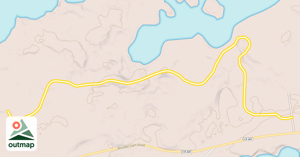 Map of Blue Ox Trail