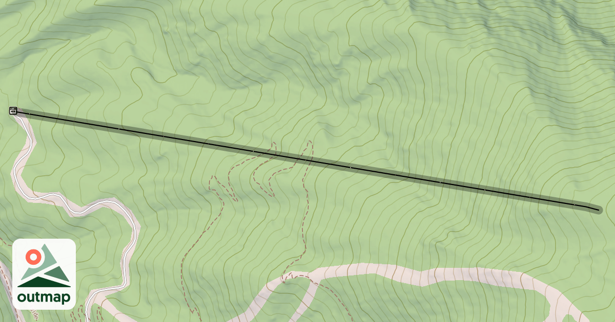 Map of Mahogany Ridge Lift Line