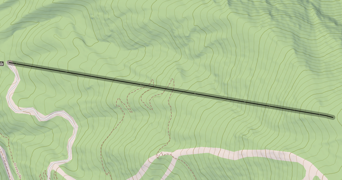 Map preview of Mahogany Ridge Lift Line