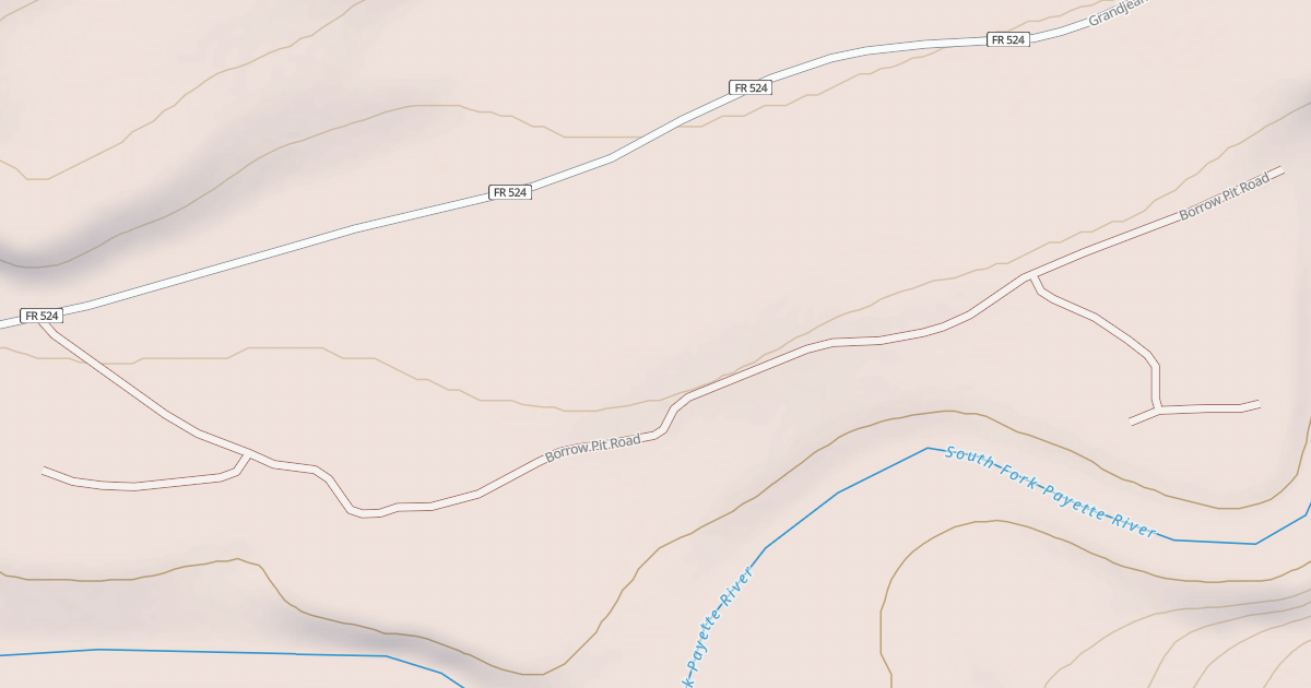 Map preview of BORROW PIT ROAD