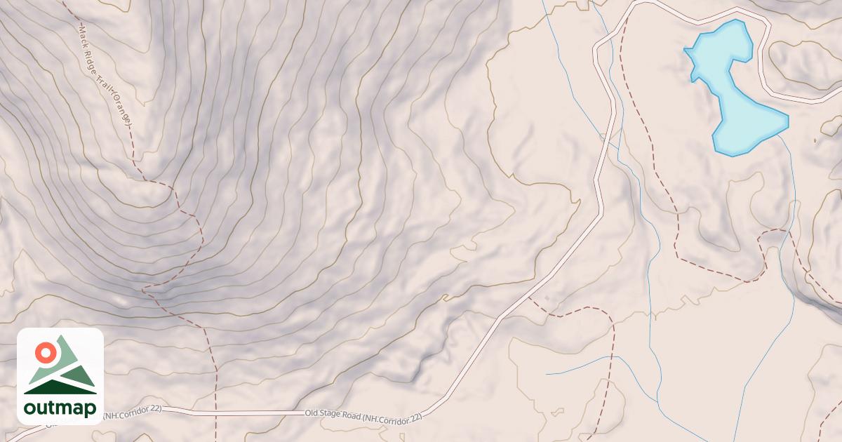 Map of Old Stage Rd-Corridor 22