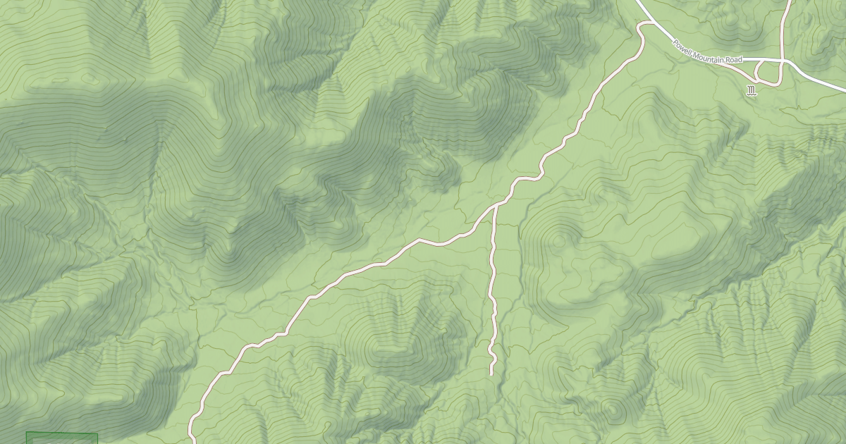 Map preview of HAY SPRING SPUR ROAD