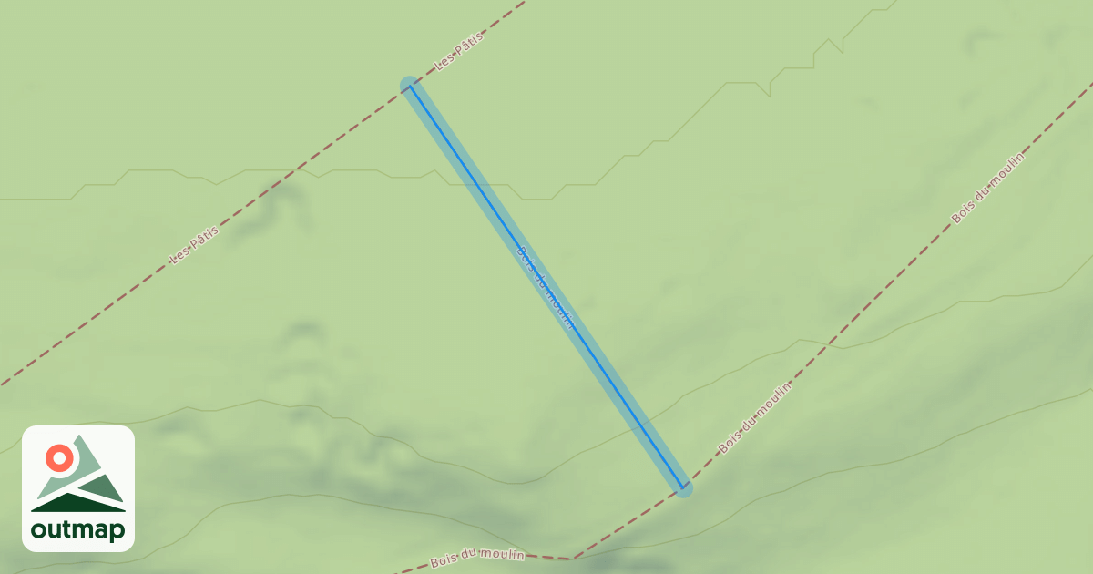 Map of Bois du moulin