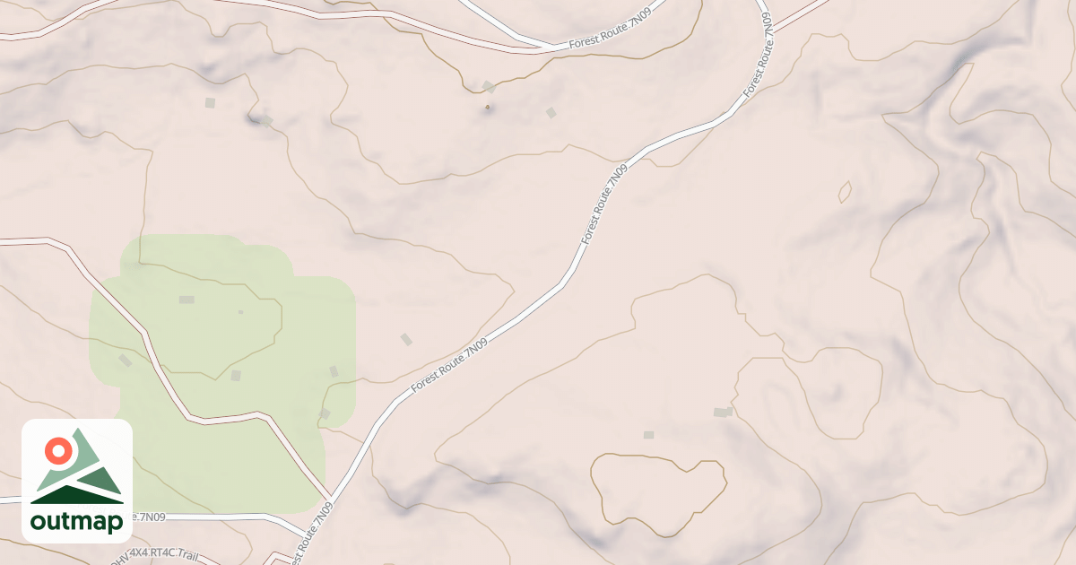 Map of USFS National Forest System Roads {58FA7F03-EF01-4981-86C8-377EF6B5E827}