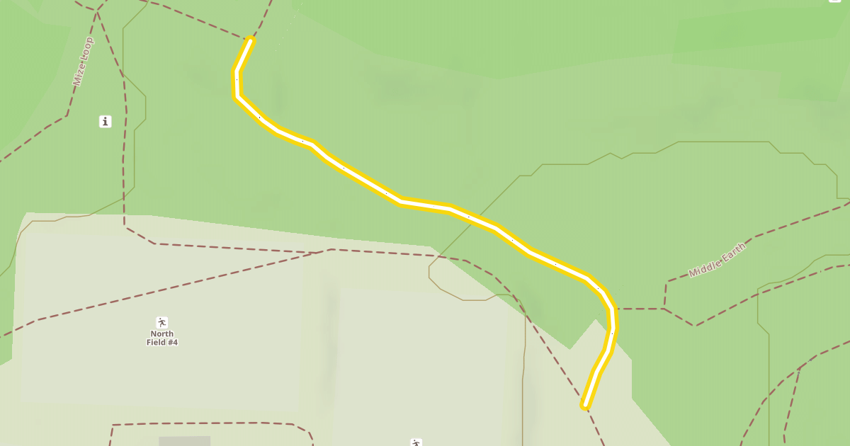 Map preview of Mize Loop