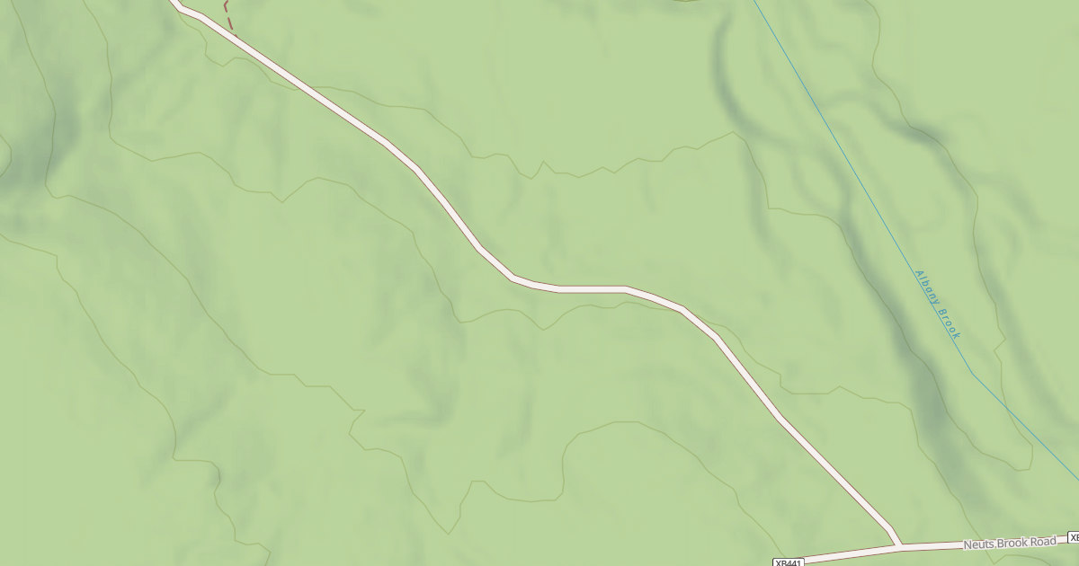 Map preview of JENSEN BROOK SPUR