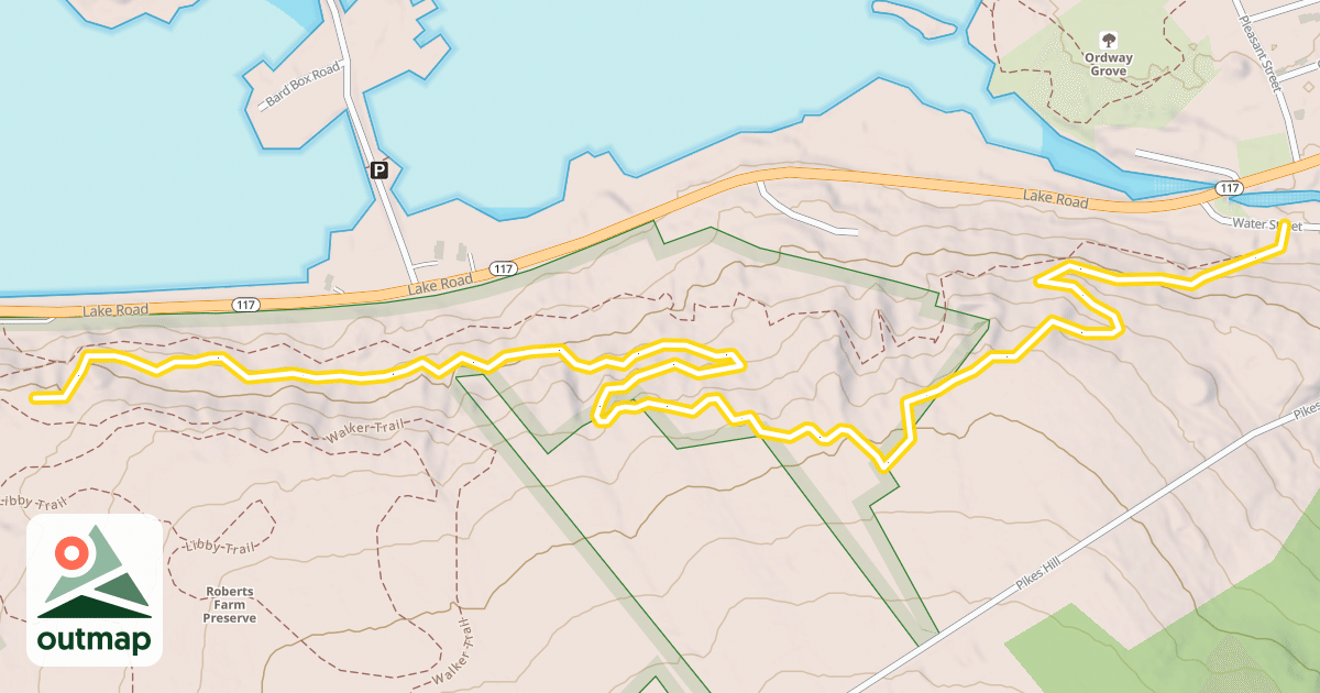 Map of Lunch Trail