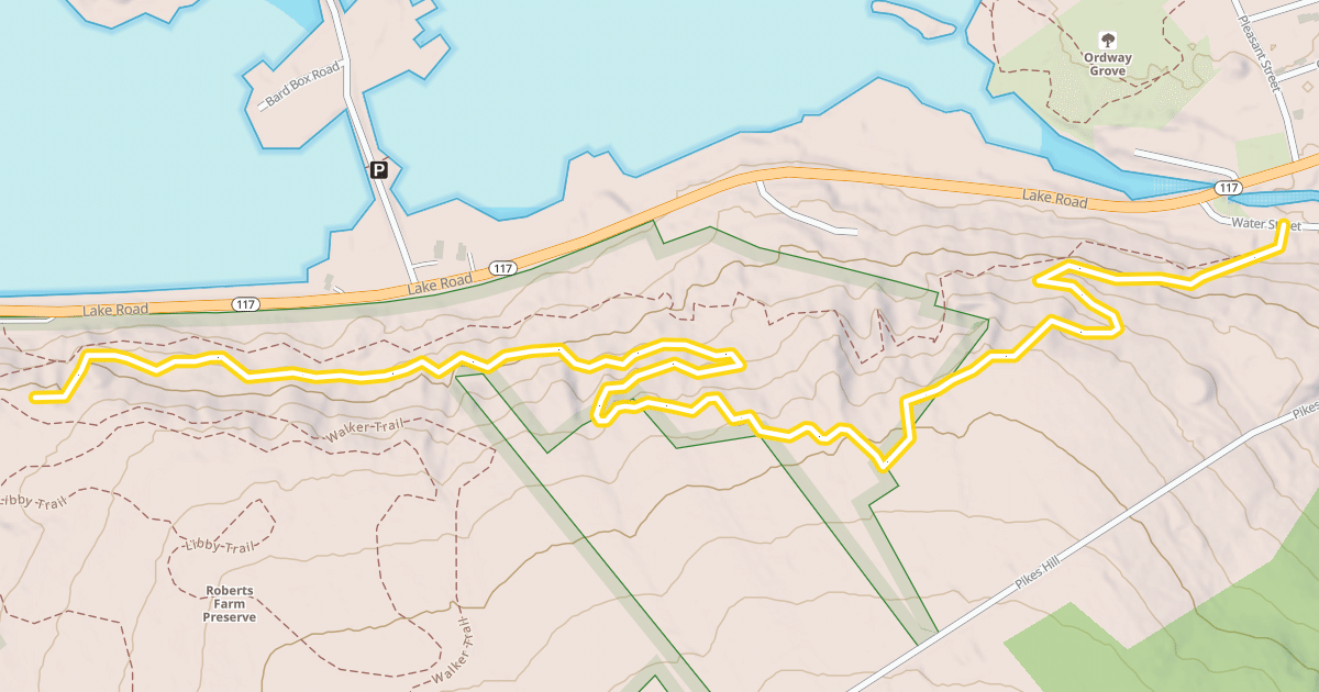 Map preview of Lunch Trail