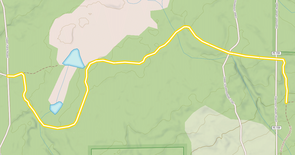 Map preview of Deeryard Connector Trail