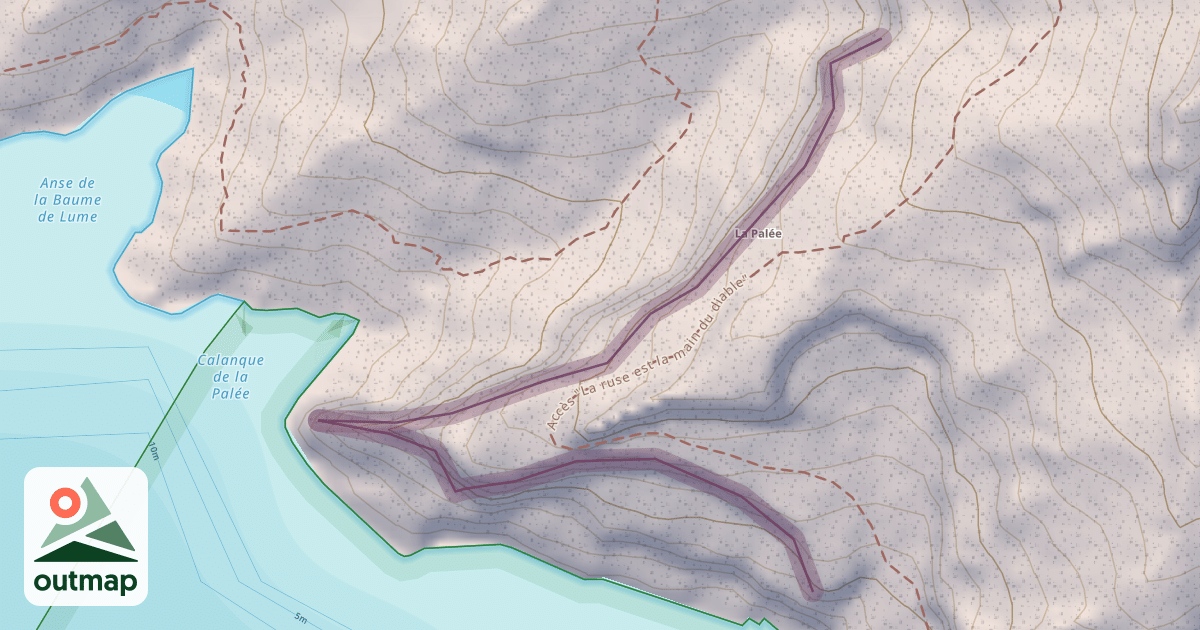 Map of La Palée