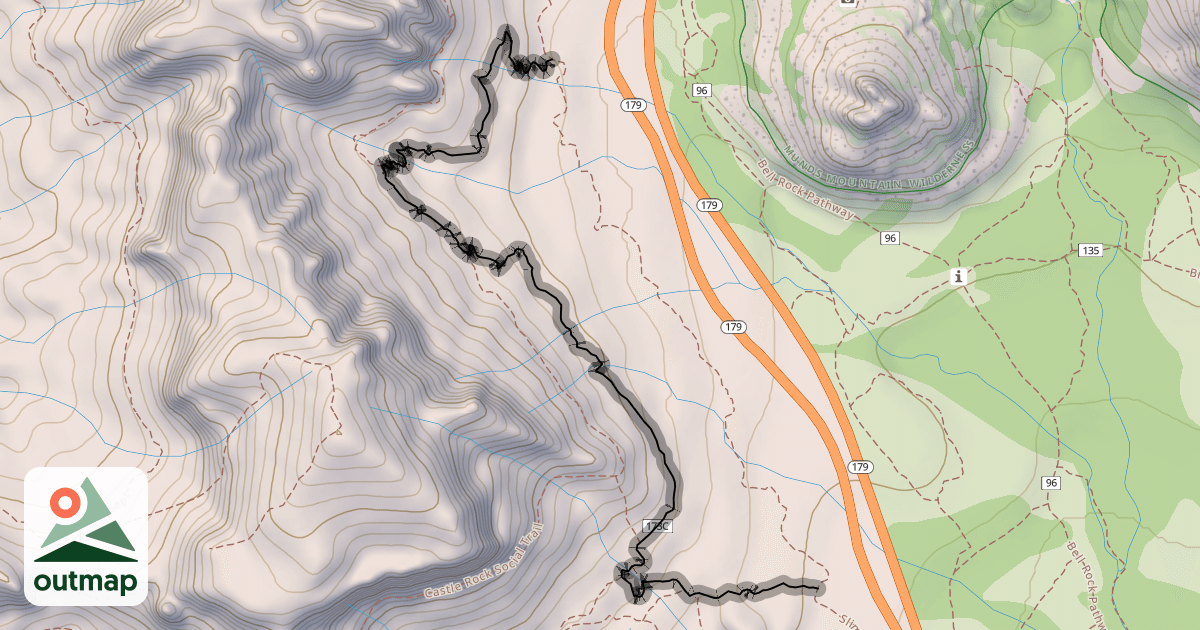 Map of Made in the Shade Trail