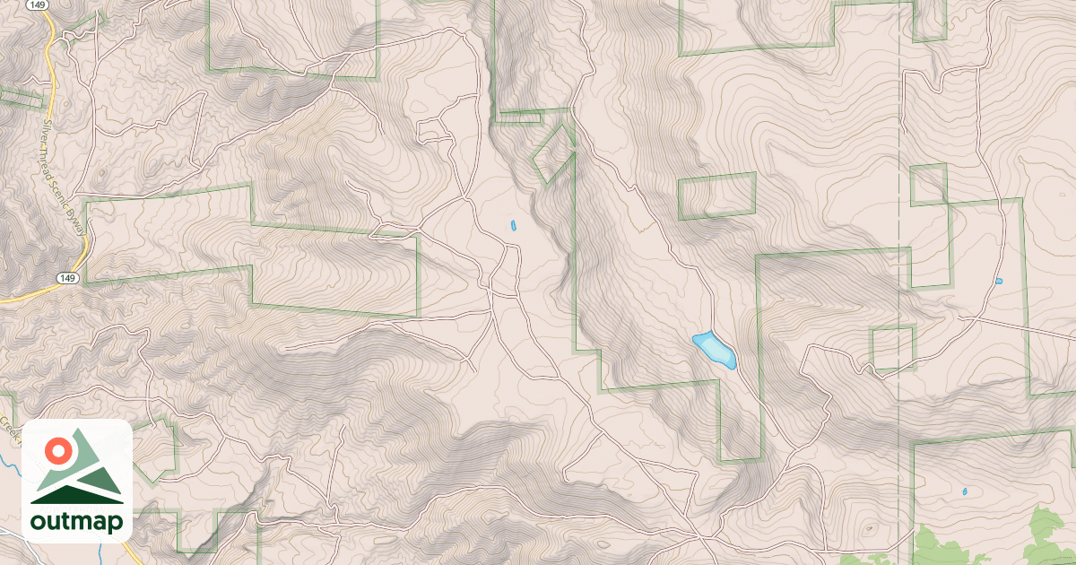 Map of BLM National GTLF Public Motorized Roads 61c9d4a3-a64e-48ca-9f8e-7f4a7802b094