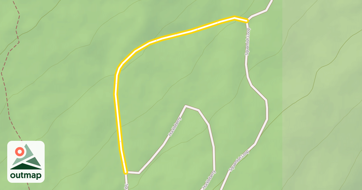 Map of Squamish Loop