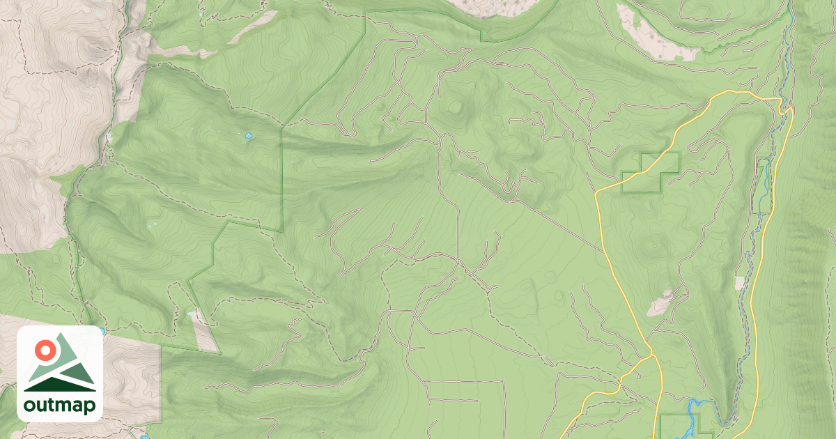 Map of USFS Motor Vehicle Use Map Roads {5757E9D9-B2E4-4C92-94C6-E615FECC4FFF}