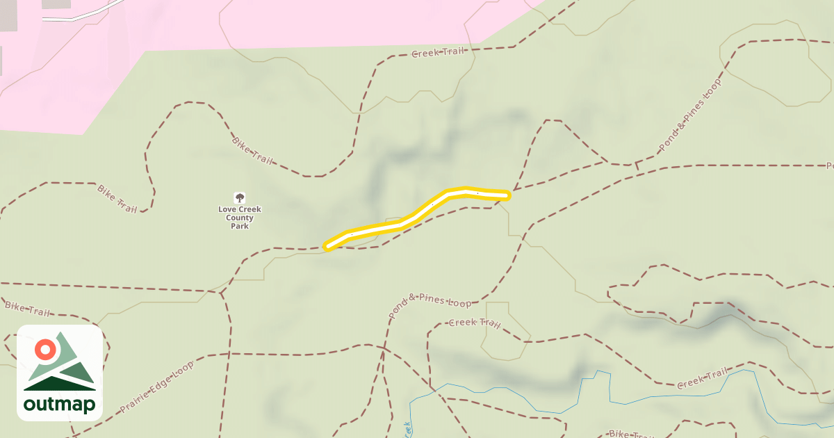 Map of Pond & Pines Loop