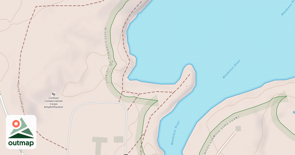 Map of Easthead Reservoir Trail