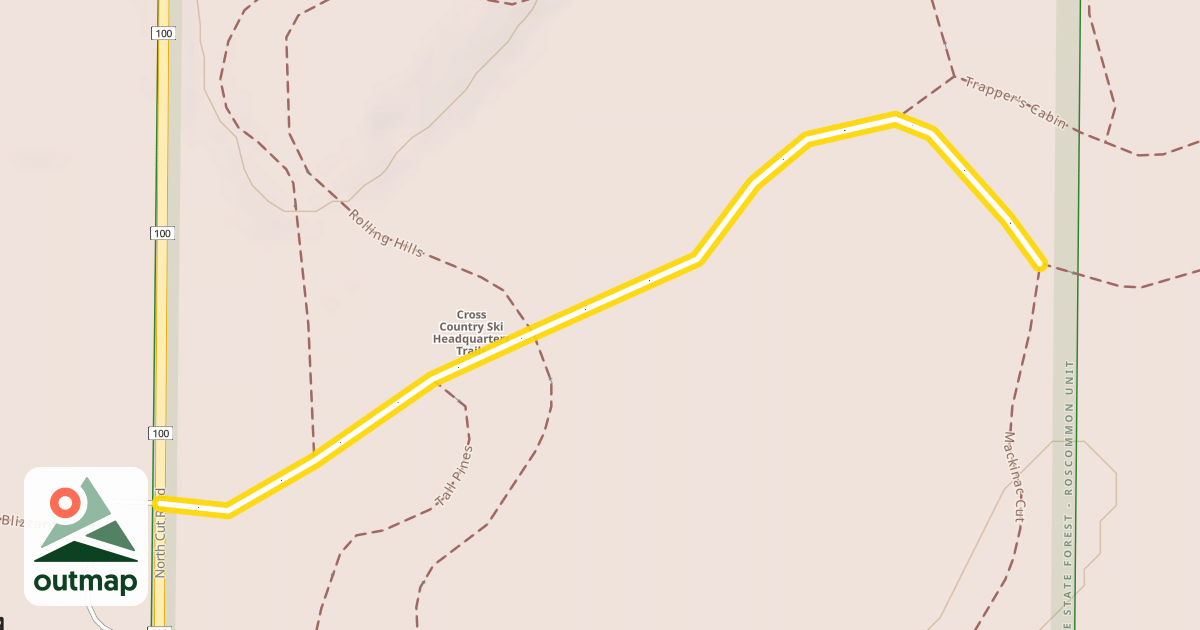 Map of Main Track