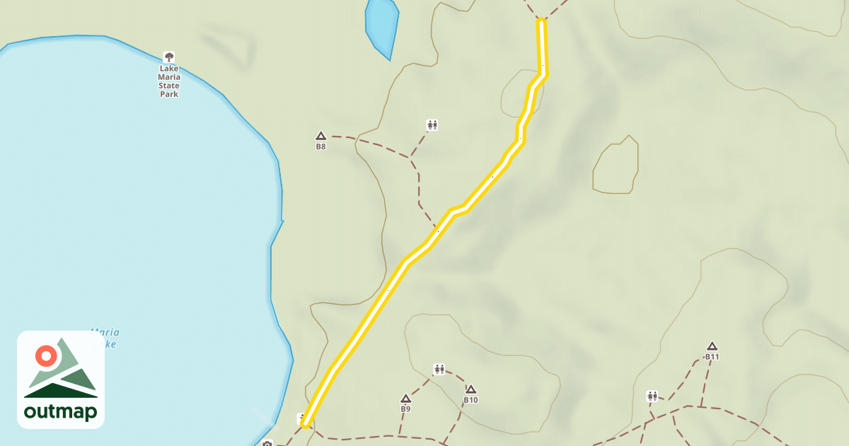Map of Bjorkland Trail