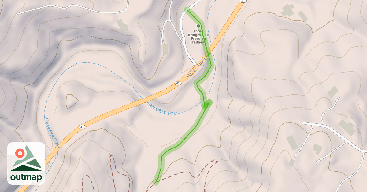 Map of Meadow Trail