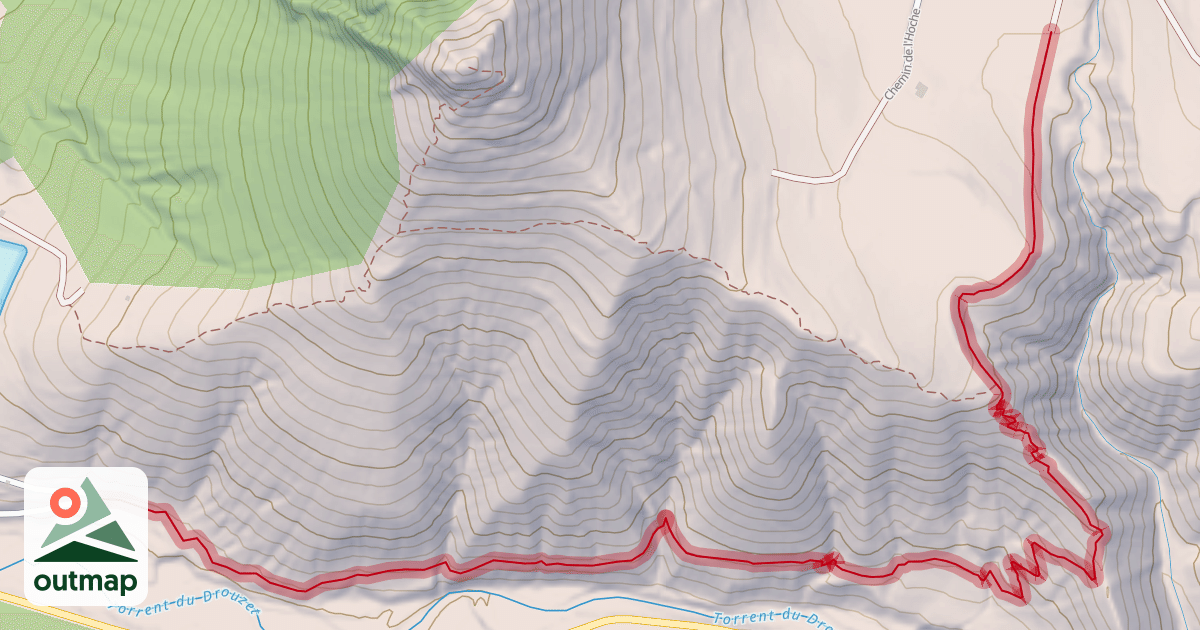 Map of Chemin du Moulin de Jamone
