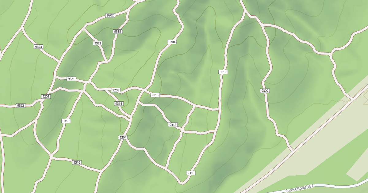 Map preview of USFS Motor Vehicle Use Map Trails 19899
