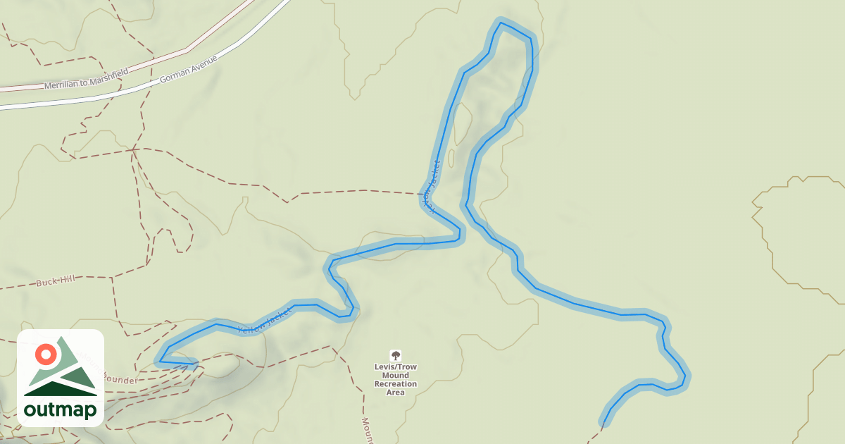 Map of Yellow Jacket