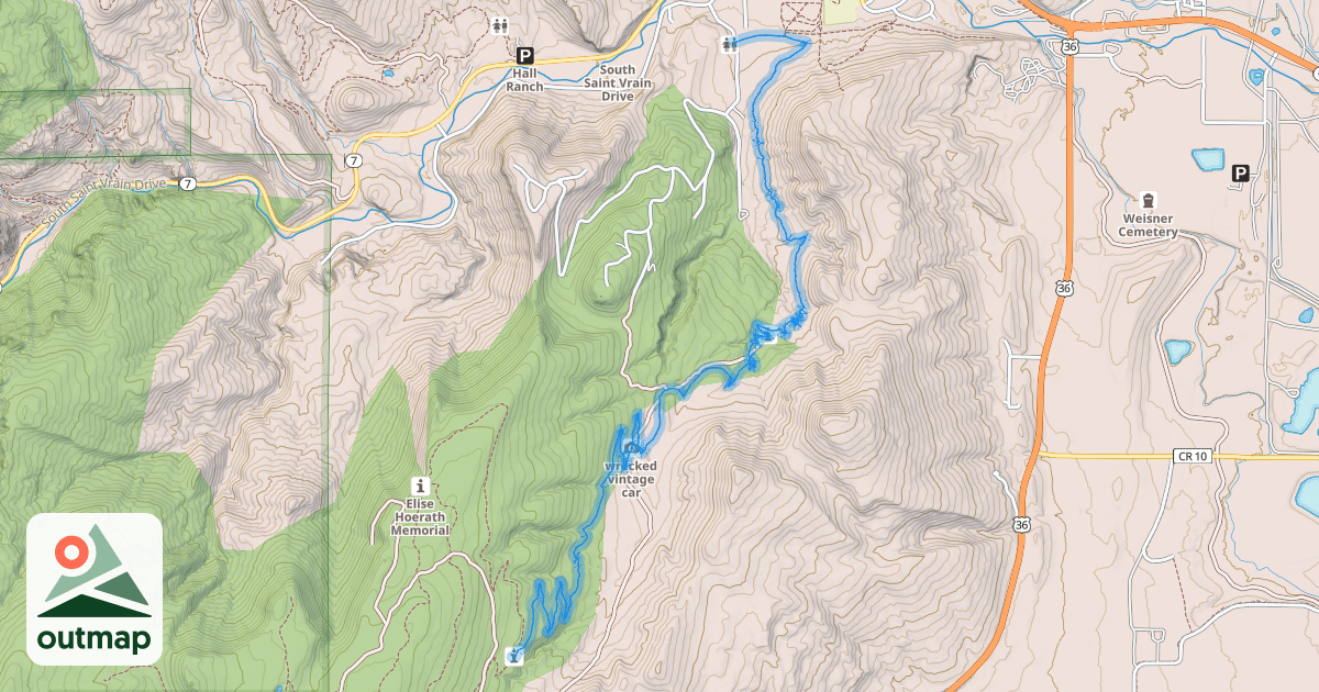 Map of Picture Rock Trail