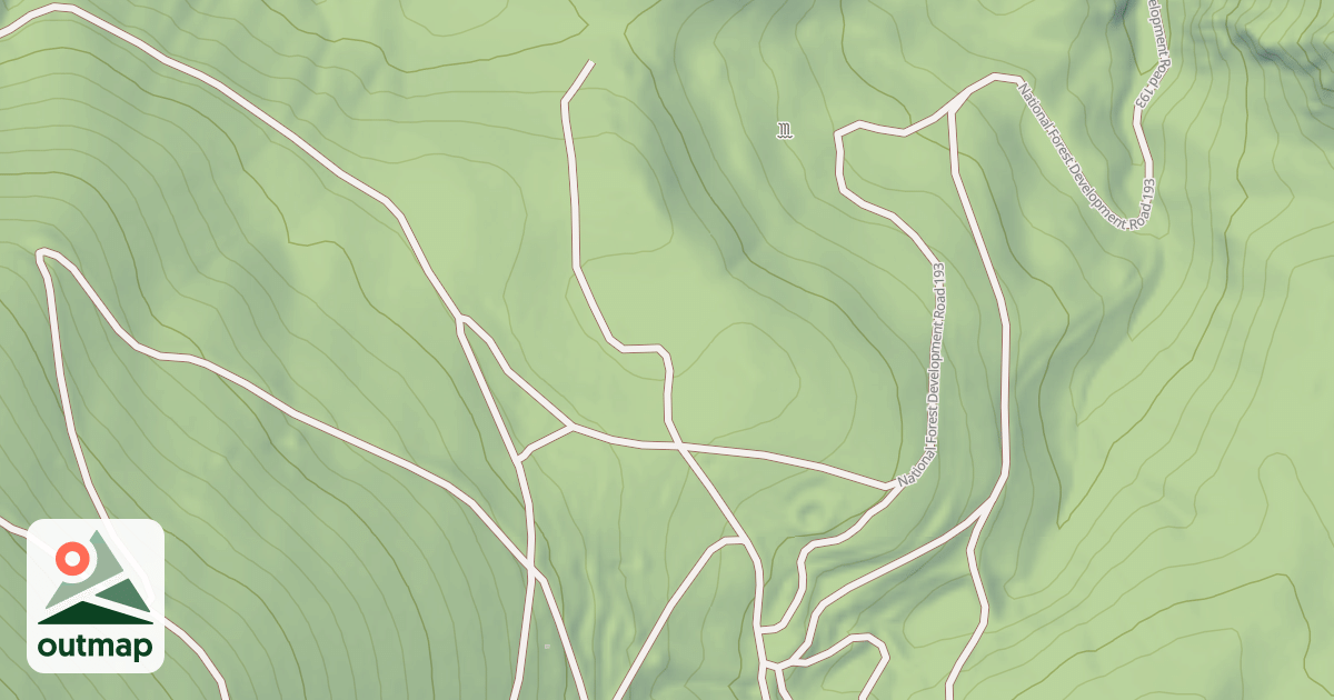 Map of SADDLE SPUR ROAD G