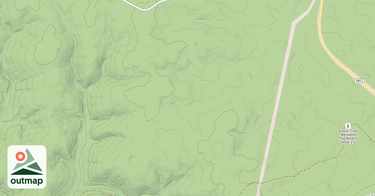 Map of MULE PASTURE POND