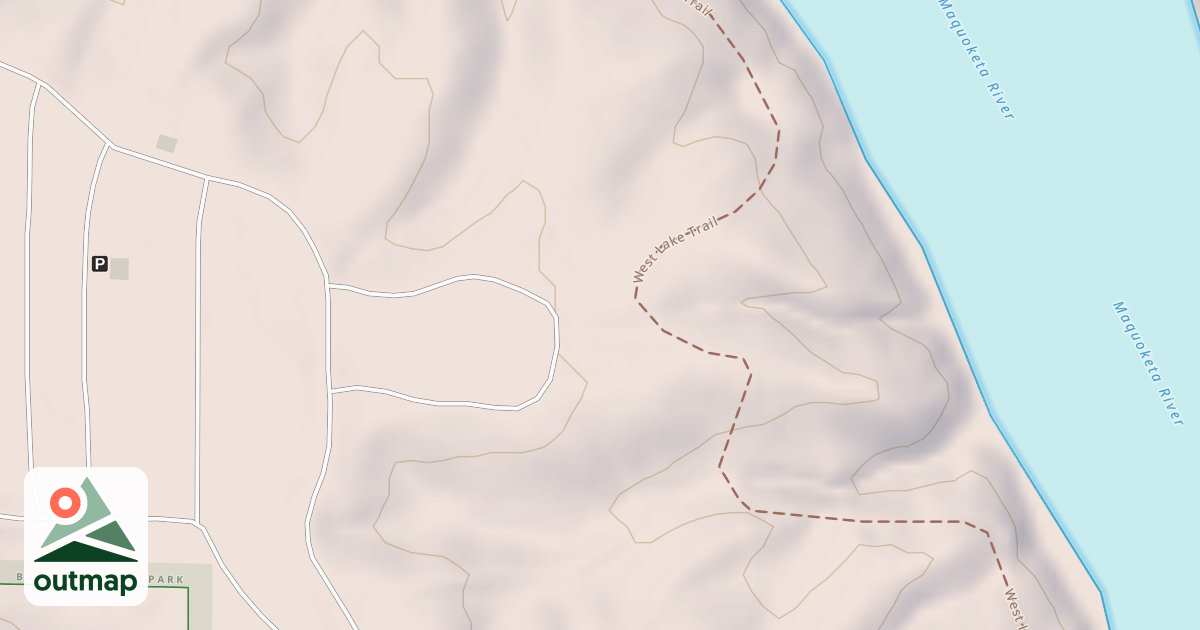 Map of West Lake