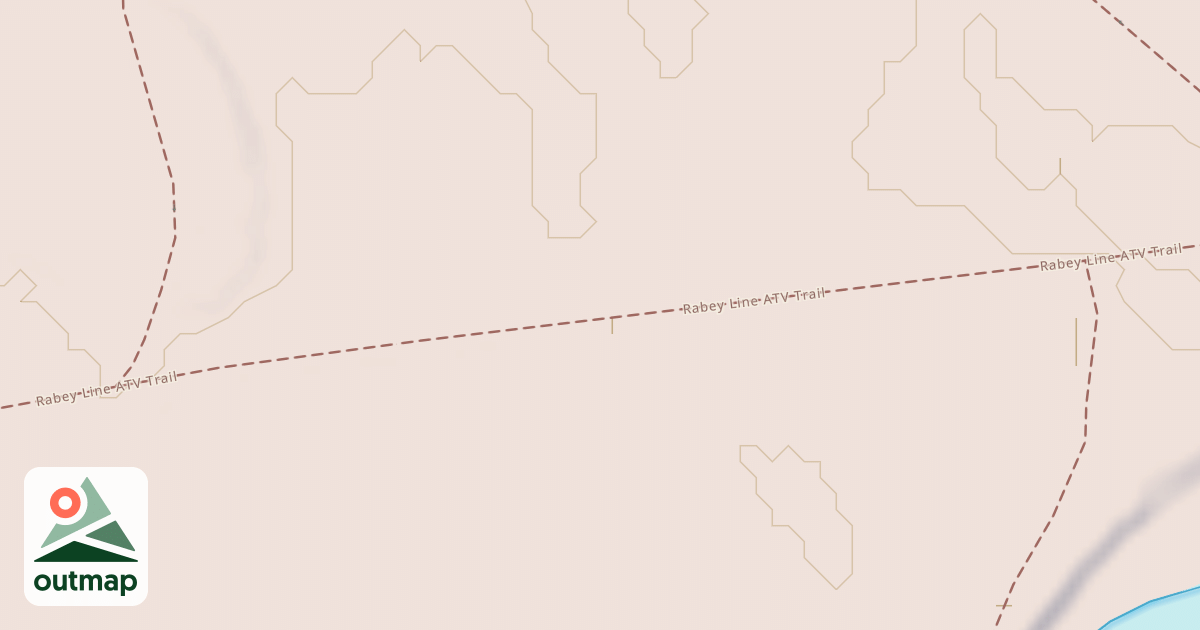 Map of Rabey Line Trail