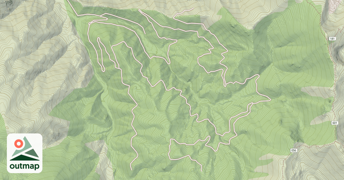 Map of (FDR) PIQUETT CREEK