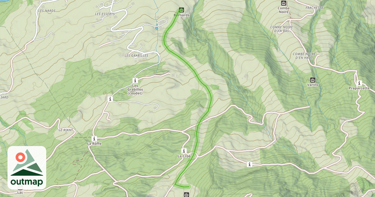 Map of Bernards