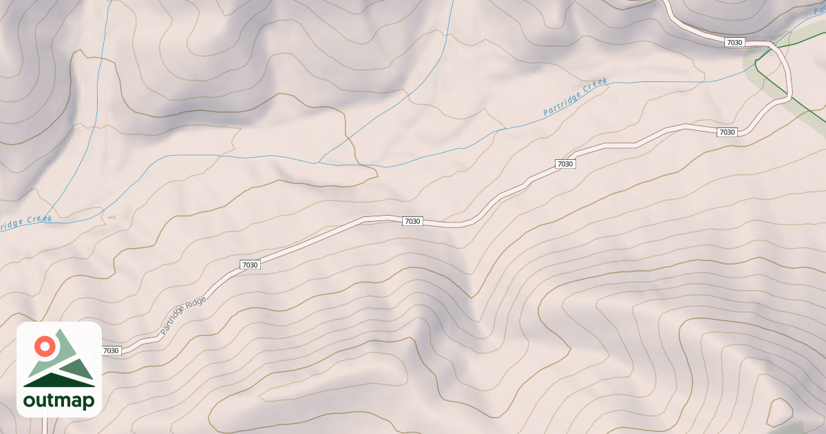 Map of PARTRIDGE RIDGE