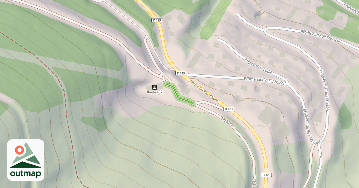 Map of Echarpe