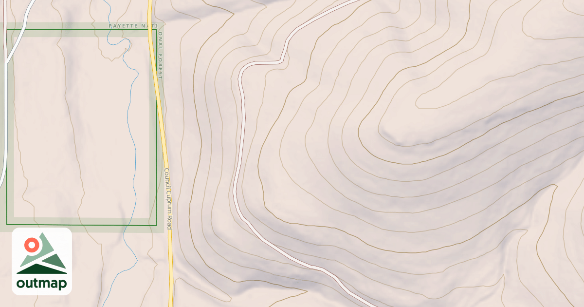 Map of COYOTE SPUR