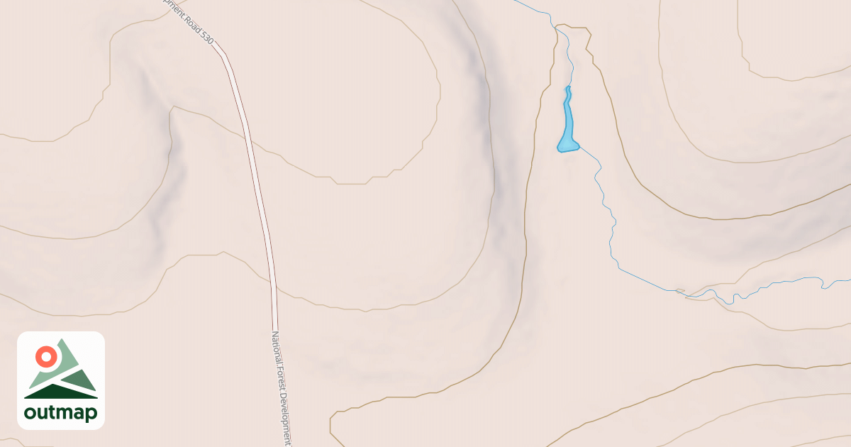 Map of STAUNTON RIDGE SPUR A