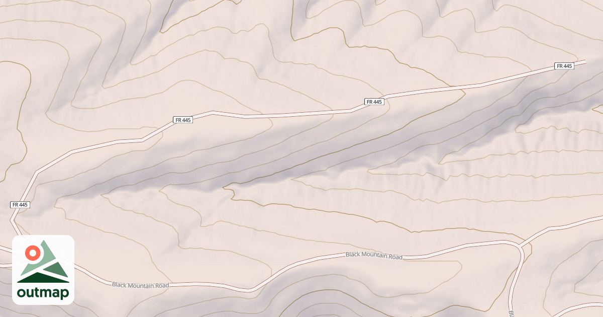 Map of 445