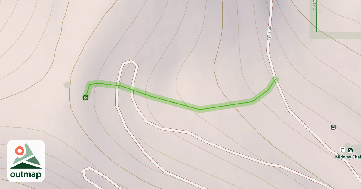 Map of Tipi Trail