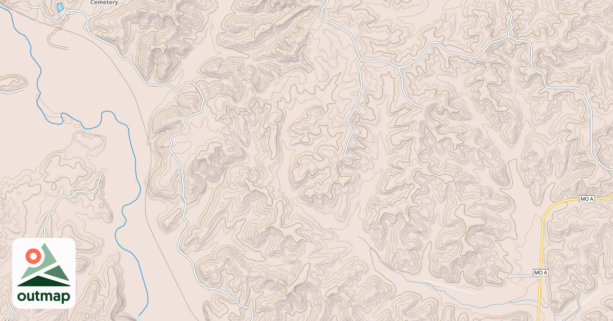 Map of KNOX BRANCH