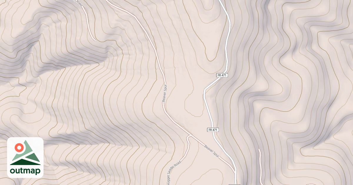 Map of BEAVER SPUR