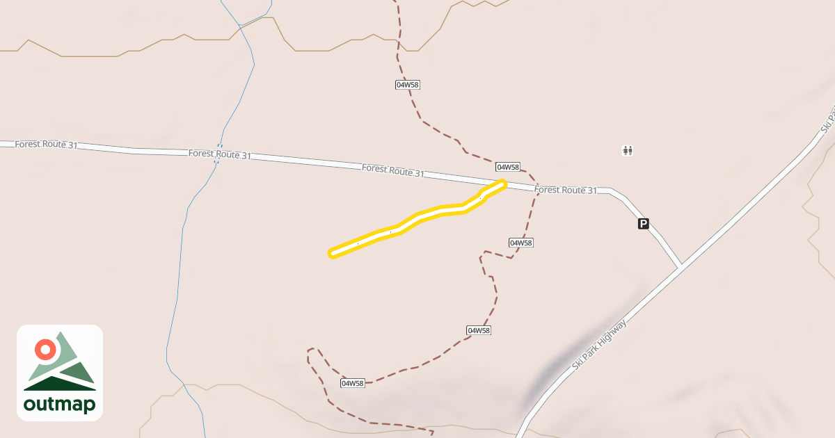 Map of Sugar Pine