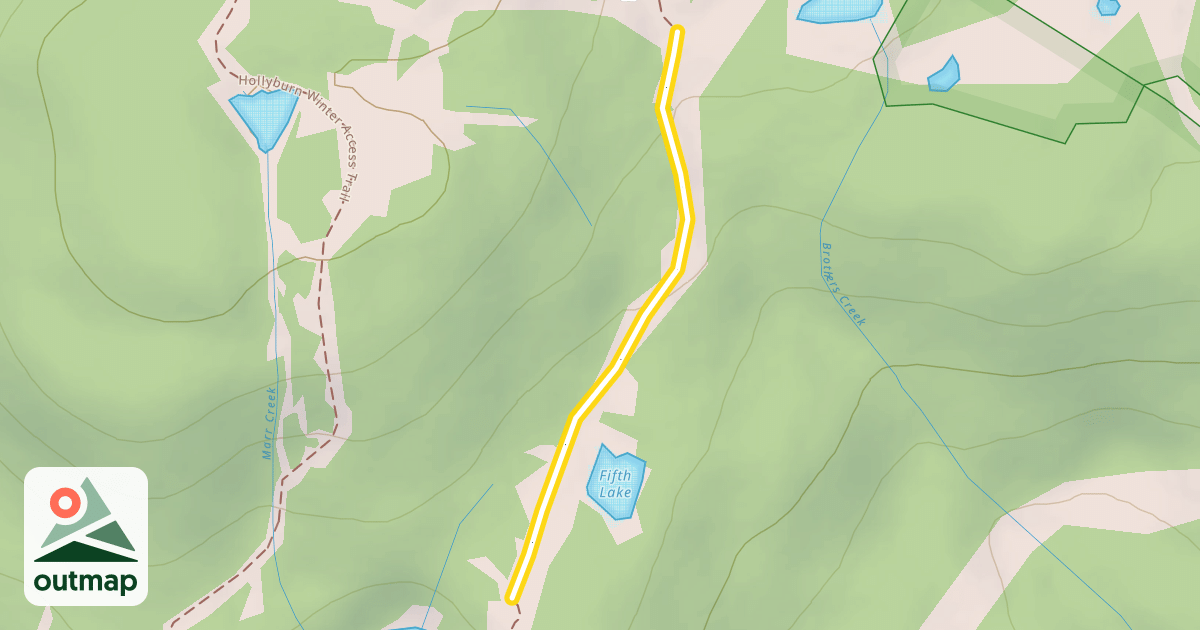 Map of Baden Powell Trail