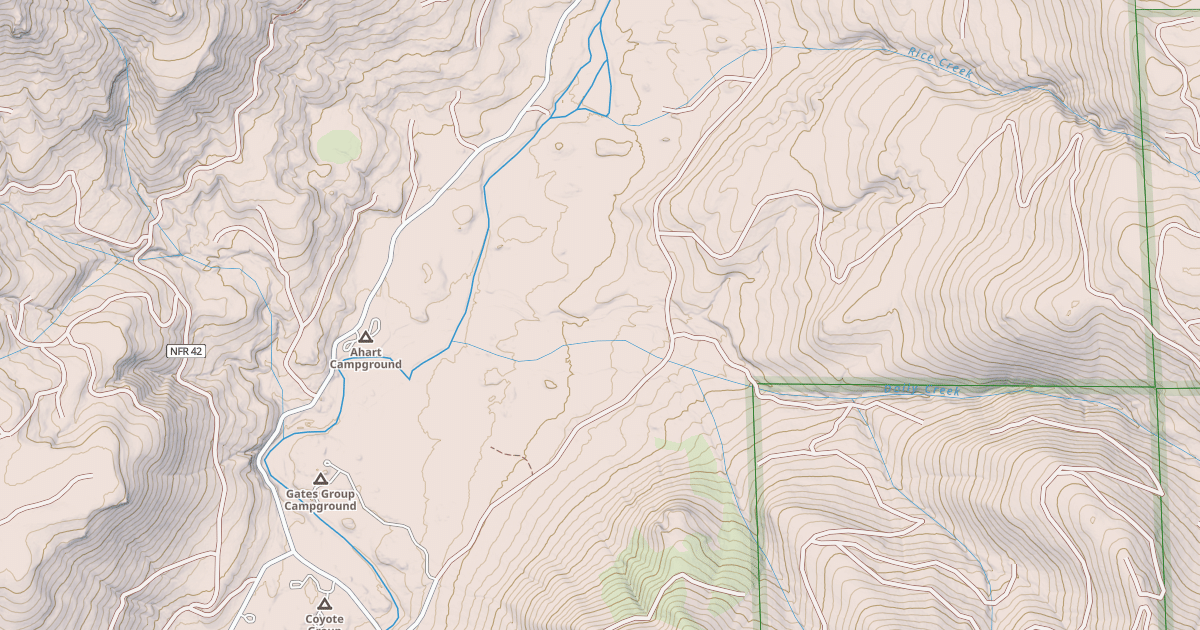 Map preview of COYOTE SPRING