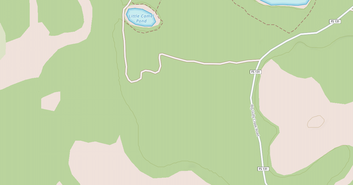 Map preview of USFS Motor Vehicle Use Map Roads {8BAF664E-6568-4450-850C-F50AEB695C09}
