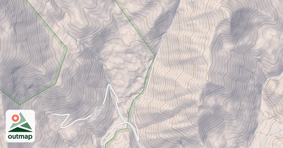 Map of ROCK BRANCH ROAD