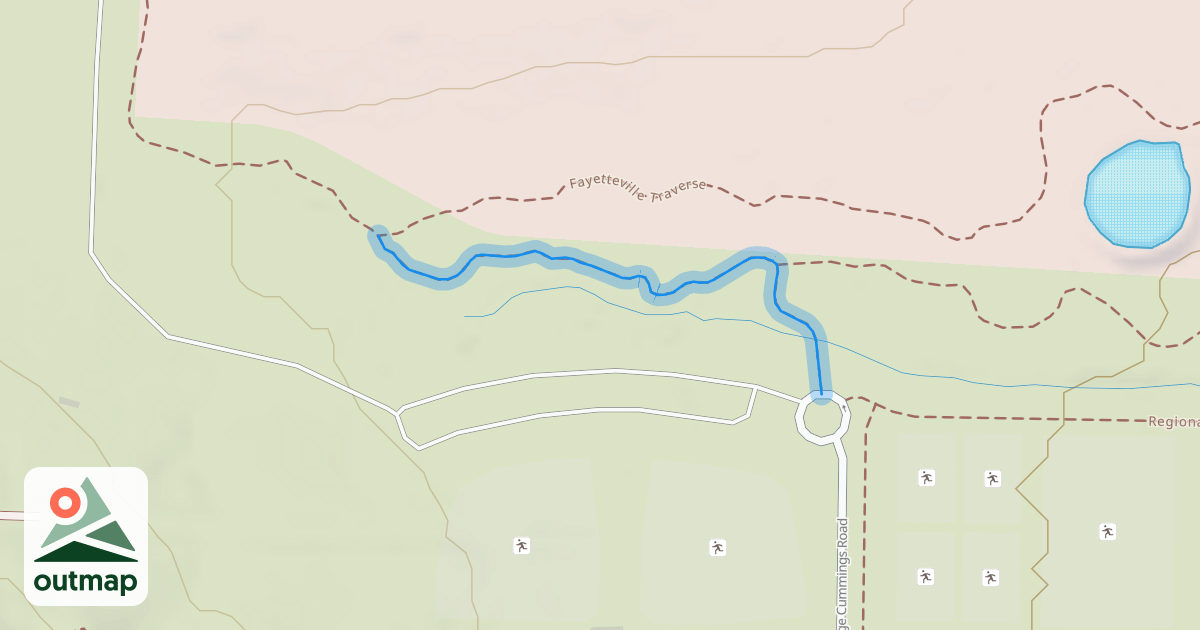 Map of Fayetteville Traverse Connector