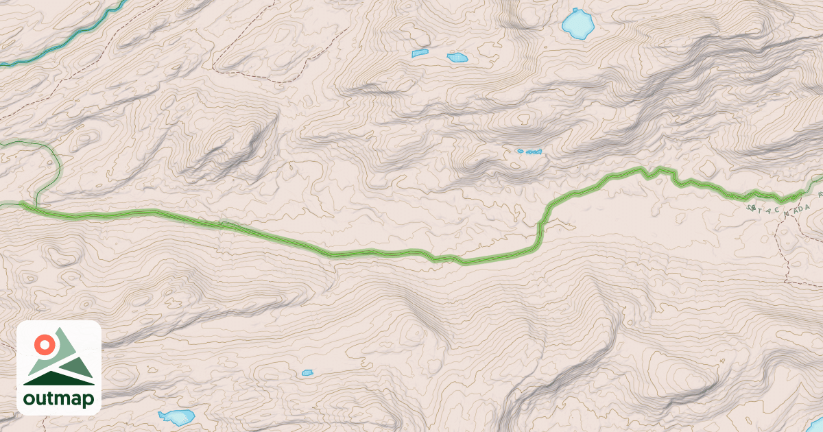 Map of Otter Brook Trail