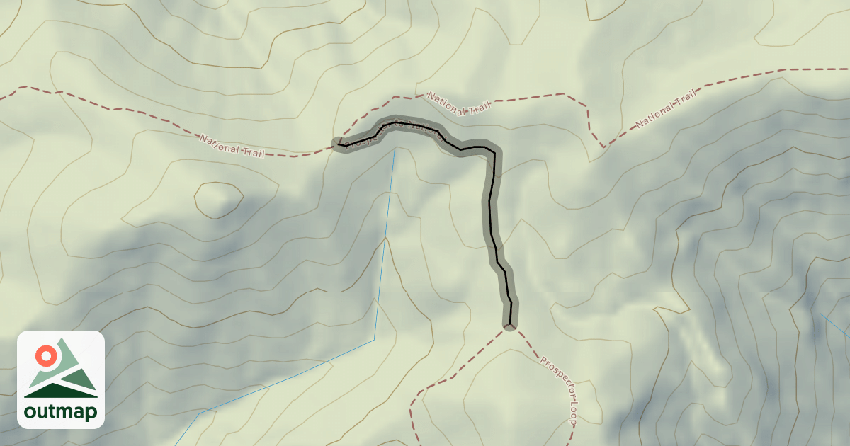 Map of Prospector to National