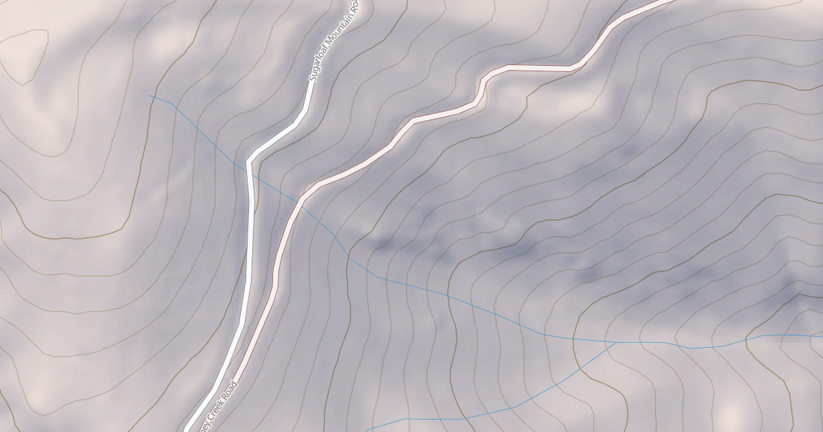 Map preview of DONEY CREEK ROAD